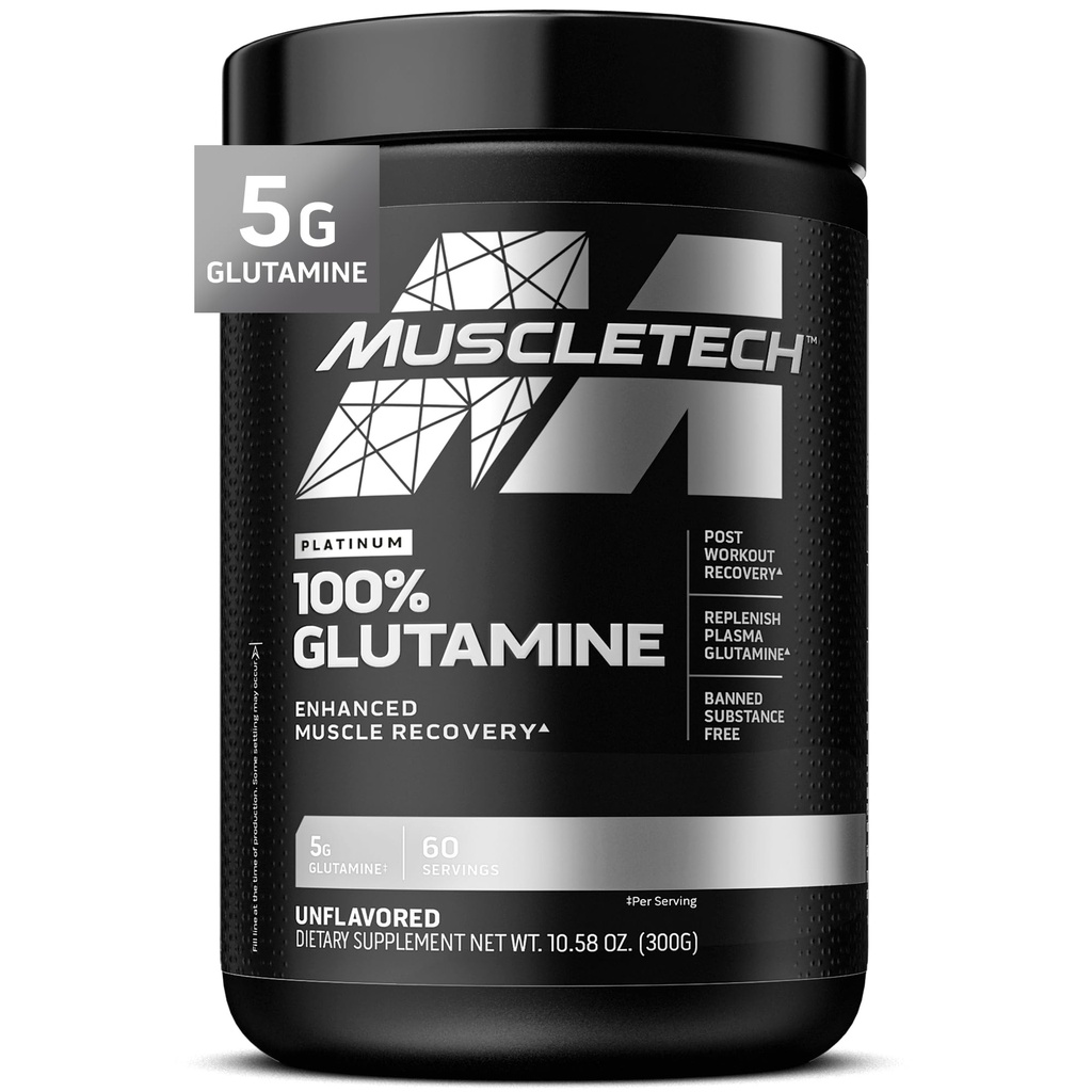 マッスルテック 100% L グルタミン 強化された筋肉の回復のためのパウダー - 純粋な L グルタミン 筋肉成長ビルダー & 男性と女性のための栄養補助食品を Boosting エネルギー - Unflavored, 60 サービング