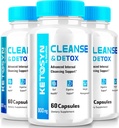(3 Pack) Ketosyn Cleanse & Detox Capsules, Ketosyn Pills for Advanced Weight Loss, Maximum Strength Keto Blend Support Supplement, Keto Syn Internal Cleansing Pastillas Reviews (180 Capsules)