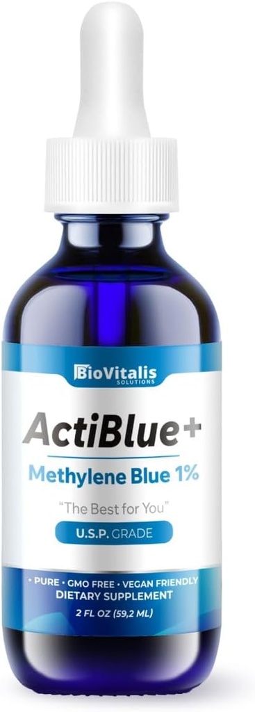 Actiblue+のメチレンの青1%:Methyleneの青いISOによって証明される第三者の実験室は99,9%ホルムアルデヒドのアルコール無しグルテン及びGMO (2Fl)をテストしました。 オズ)