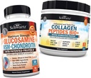 BioSchwartz GlucosamineのコンドロイチンMSM +コラーゲンのペプチッド粉-健康な骨及び接合箇所サポート-柔軟性及びサポート軟骨を促進して下さい