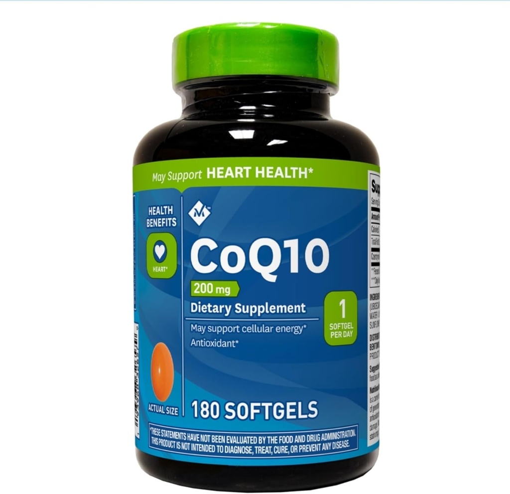 会員の印CoQ10 200のmgの食事療法の補足、180のSoftgelsは、細胞エネルギー、酸化防止を支えます