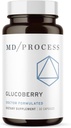血の健康サポートのためのクロム ピコリン酸塩が付いているGlucoBerry Maquiの果実のエキス-Biotinおよび体育館のSylvestre -医者の方式- 30のカプセル