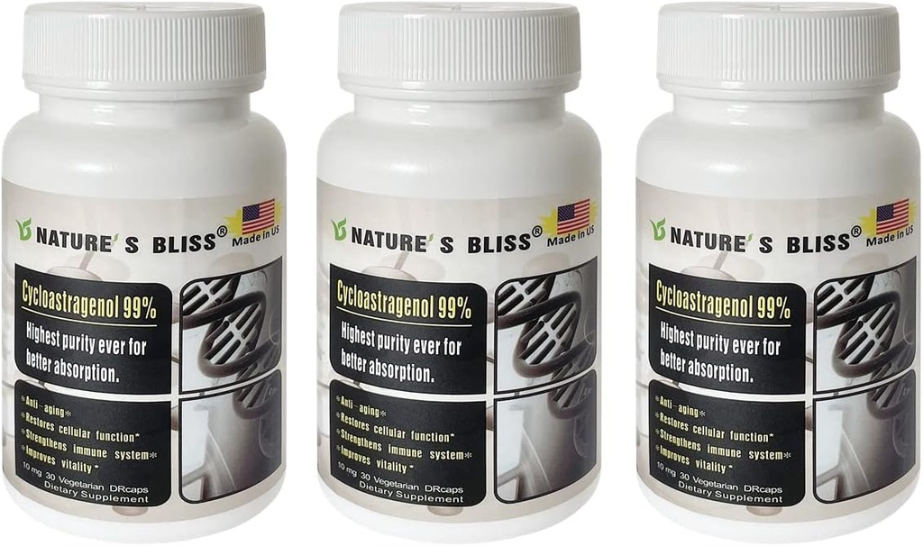 TelomereはCycloastragenol 10mg 99%を、支えます反老化のTelomeraseの活発化、Stomachの酸保護され、極度の吸収、Telomereの延伸の補足、米国、90capsでなされる