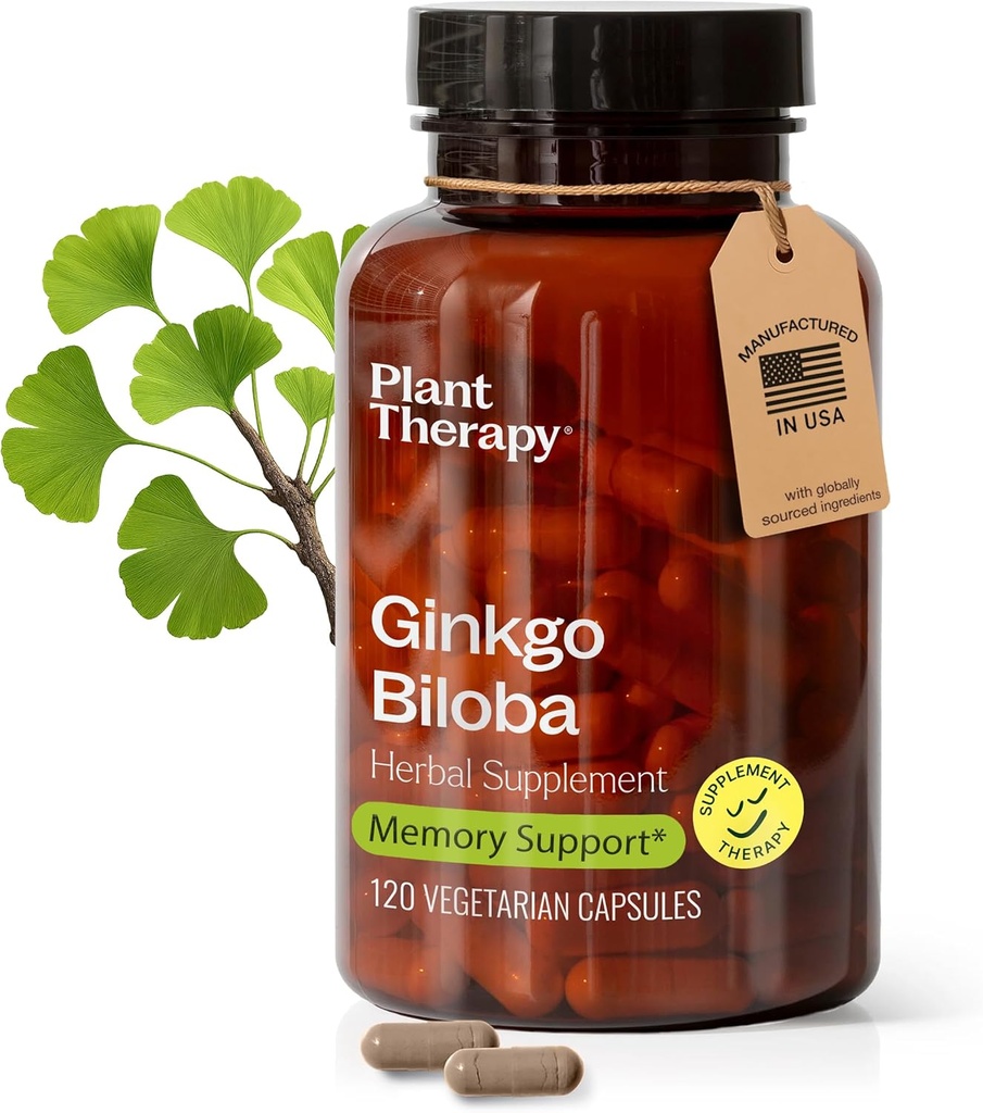 米国で製造される植物療法のGinkgoのBilobaのカプセル4か月の供給サポート記憶認知機能、女性及び人120の菜食主義者のカプセルのための健康な循環および酸化防止リッチの補足