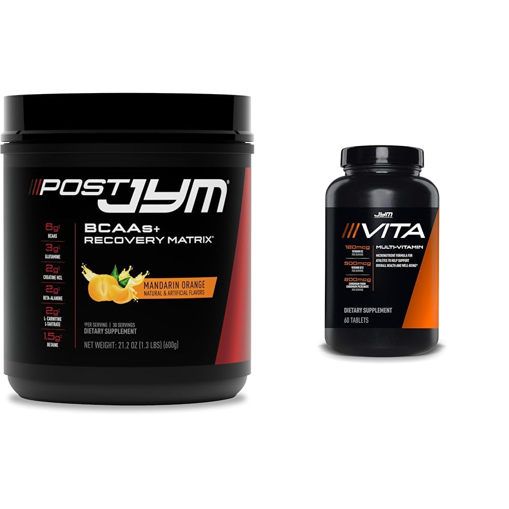 BCAA、グルタミン及びより多くの+ Athletes、60のタブレットのためのVita JYMのスポーツのMultivitaminとJYMの活動的なマトリックスのポスト ワークアウトを掲示して下さい