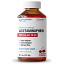 Puregenの実験室の大人の余分強さのアセトアミノフェンの液体500mg/15ml - 8のfloz急速なバーストの痛みのReliever/Feverの減力剤、チェリーの味 筋肉及び接合箇所の痛みの救助 関節炎の痛みの軽減