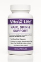Vita4Life!® ビオチン2000mcg + 女性と男性のためのMSMの毛の成長のビタミン | ビタミンA、E、亜鉛との毛、皮及び釘サポート補足 | 速い吸収のカプセル、60の30日の供給
