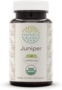 HerbEra Juniper 60カプセル、500 mg、USDA Organic Juniper(Juniperus Communis)で作られたドライベリー(60カプセル)