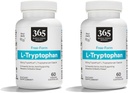 全食品市場、L-Tryptophan、60のベジギーのカプセル(2のパック)による365