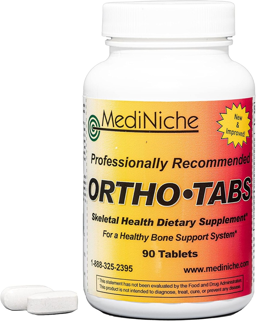 Ortho-Tabs®、骨の健康のためのビタミンおよびミネラルサプリメント*