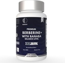 Berberine HCl with Banaba 500mg | Root Extract – Plant Based, Vegan, Non-GMO 120 Capsules