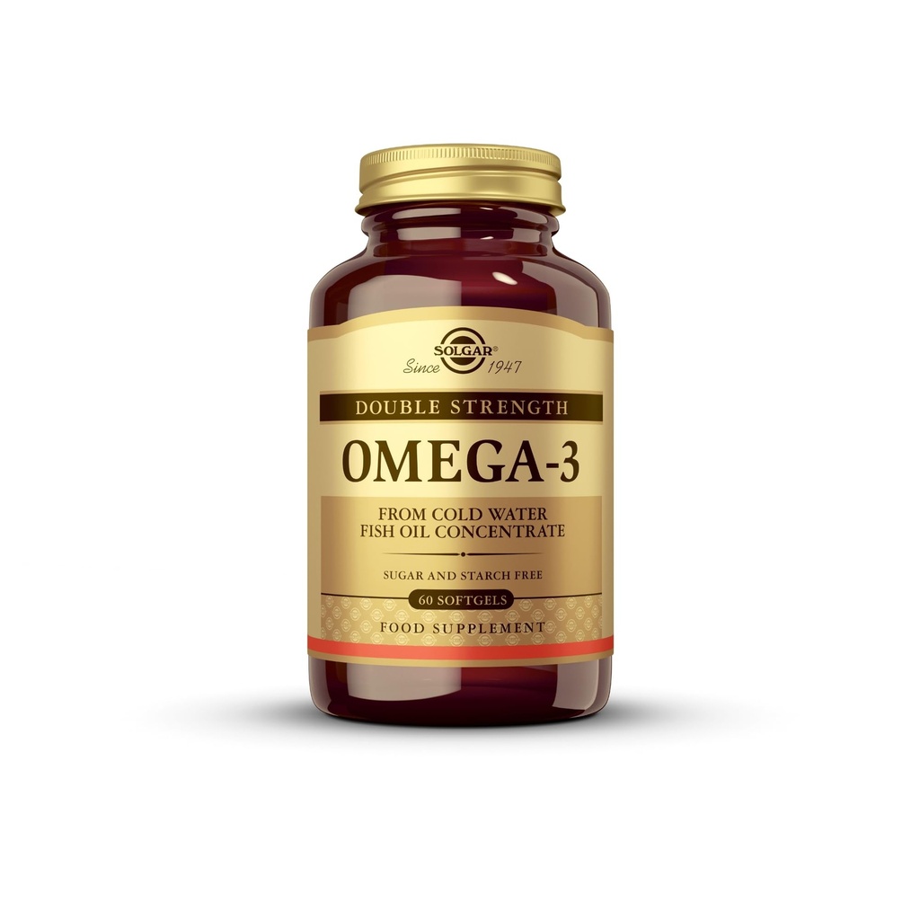ソルガーの二重強さオメガ3 700のmg - 60のSoftgels - 600のmg EPA及びDHA -非GMOのグルテンフリー- 60のサービング含んでいます
