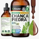 BIO KRAUTER Chanca Piedraのチンキ - 自然腎臓の健康サポート液体 - Chanca Piedra石のブレーカ&Gallbladderのクレンジング式 - ビーガン、アルコール&砂糖無料ドロップ - 4 oz