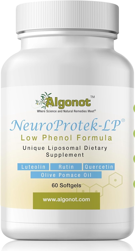 NeuroProtek 低フェノール - 60 ソフトジェル 独占 独占ルテオリンや他のフラボノイドの独占特許取得