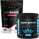 NutraChampsのビートの根のChewables及び緑のスーパーフードの粉の束