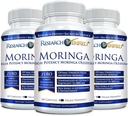 研究の検証されたMoringa Oleifera - 100%の純粋なエキス-サービングごとの1200のmg - 60の計算- 3か月の供給