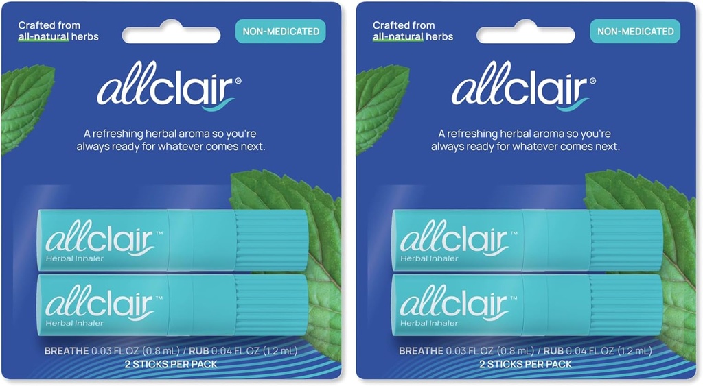 吐き気の救助の吸入器 - 動きの病気、朝の病気、薬効、ストレスの制御を取りなさい - 速く、自然な、薬物なしで、非眠気及び携帯用旅行本質- 4つの吸入器のパック