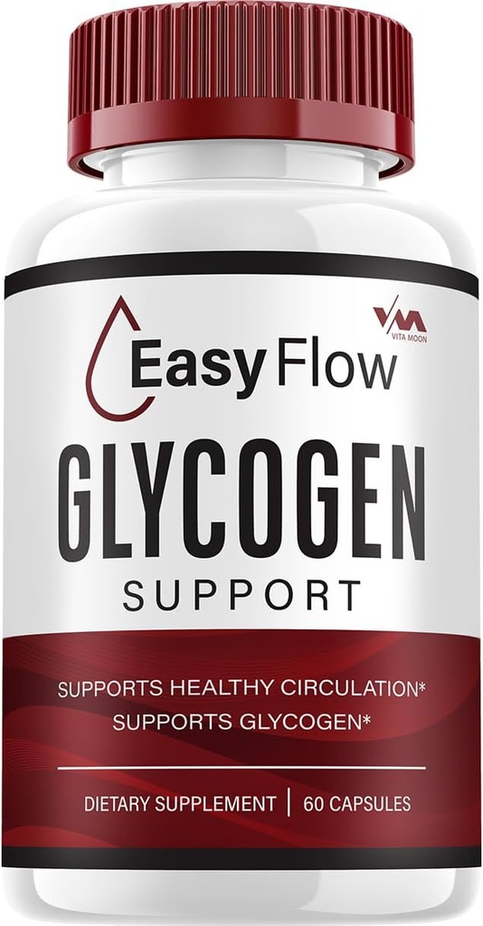 (1パック) EasyFlow Glycogen – Easy Flow Capsule Cleaner, EasyFlow Pills, 全体的なウェルネスのための高度なフォーミュラ, Easy Flow Glycogenのレビュー, 60カプセル