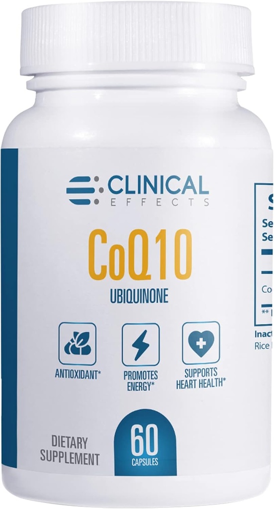 臨床効果CoQ10の補足- Coenzyme Q10 200mg - 30日の供給-中心の健康、認知機能およびエネルギー サポートのためのUbiquinoneの酸化防止の補足- 1のカプセル米国製