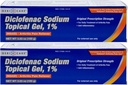 GeriCareのTopical関節炎の痛みの救助のゲルのジクロフェナクナトリウム1% (NSAID)手の手首の肘のフィートの足首の膝の余分強さの痛みのレバー反炎症性の関節炎の痛みの処置、3.53oz (2パック)