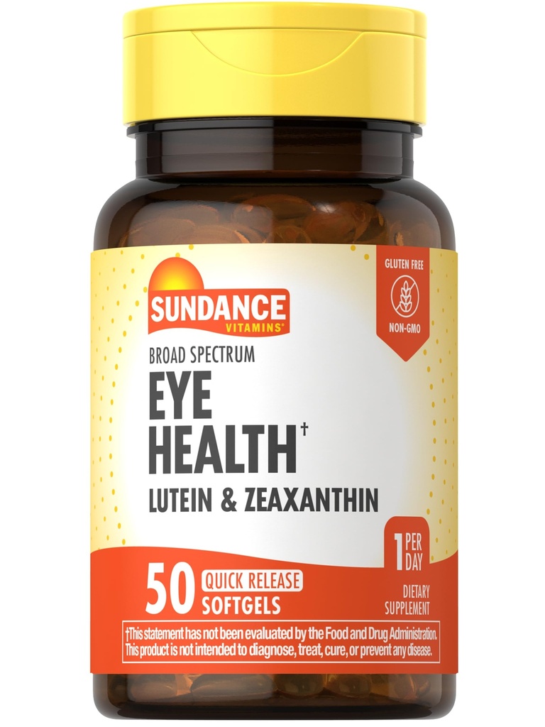 サンダンスレチンとゼアキサンチンサプリメント | 50 Softgels | 眼の健康のために | 非GMOとグルテンフリーフォーミュラ