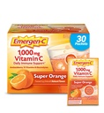 毎日の免疫サポートカフェインのためのEmergen-C 1000mgビタミンCの粉は亜鉛およびマンガン、Bのビタミンおよび電解物、極度のオレンジ味- 30の計算とビタミンCの補足します