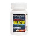 HealthA2Z® デュアルアクション痛みの軽減 | アセトアミフェン 250mg & Ibuprofen 125mg (NSAID) | 頭痛・発熱・背中痛の軽減のための2つの薬 | 痛みの回復とフィーバーの減力剤 | 80 カプレット