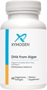 AlgaeのXYMOGEN DHA - DHA Omega-3サプリメント - 脳、目、心+免疫の健康をサポート(60 Softgels)