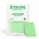 エネルギーのストリップ | ストリップのインスタントカフェイン | サービングあたりの80mg | ポータブルカフェイン + 息のミント | ゼロカロリー & ゼロ砂糖 | スペアミント風味 | パックごとの12ストリップ