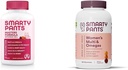 女性のためのSmartyPants Gummy Multivitamin 50以上:オメガ3の魚油(EPA/DHA)、Methylfolate及び女性のMultivitamin Gummies:オメガ3の魚油(EPA/DHA)、Methylfolate、CoQ10