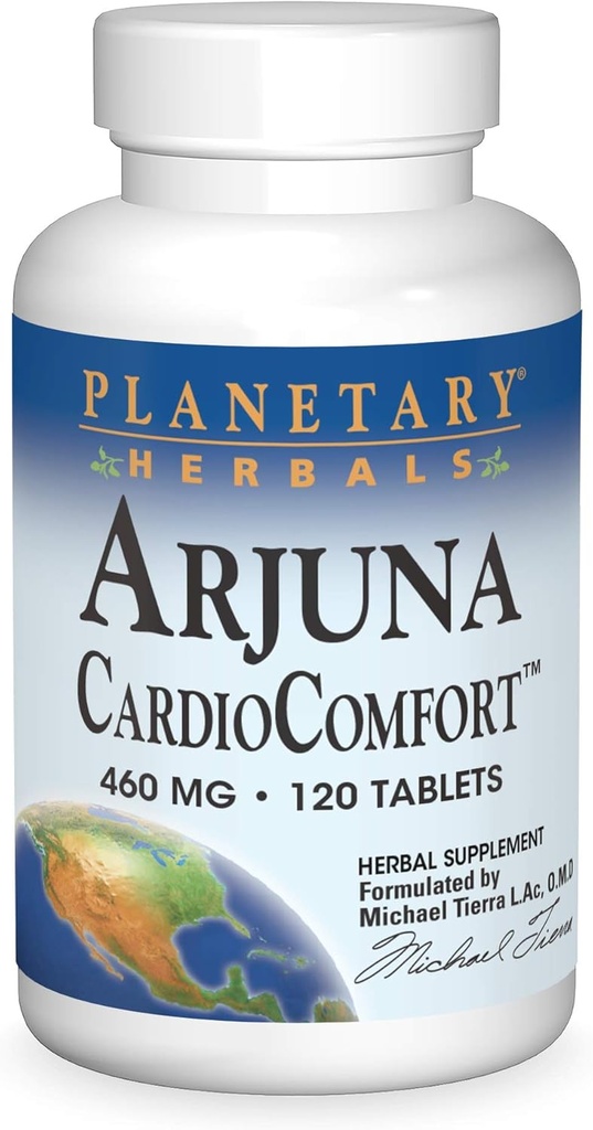惑星の草のArjuna CardioComfort*、心臓血管および循環システム*、460のmg - 120のタブレットのためのサポート