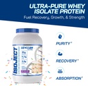 Evogen Isoject - 乳液プロテイン Isolate | 乳酸菌酵素、BCAA、および EAAによる超純ウエイプロテインパウダー | 吸収と回復を強化 | バースデーケーキ | 25 摂食