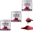 スーパーフードビートパウダー、10.59oz(12のパック) - Beetrootパウダー有機ビートルートブレンドグリーンティー&ベリー風味、非GMO、植物ベースのドリンクミックス