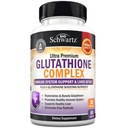 BioSchwartzグルタチオンサプリメント500mg - Quercetin、ビタミンC、ミルクアザミ、アルファリポ酸 - 免疫サポートピル - 免疫防御健康フォーミュラ - 60カプセル