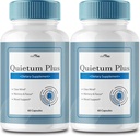 耳を鳴らすためのVIVE MD Quietum Plus Tinnitusリリーフ - 急速な耳のリングリリーフ、明確な耳鳴り、および60カプセル/ボトル(2パック)によるホリスティックストリートメント