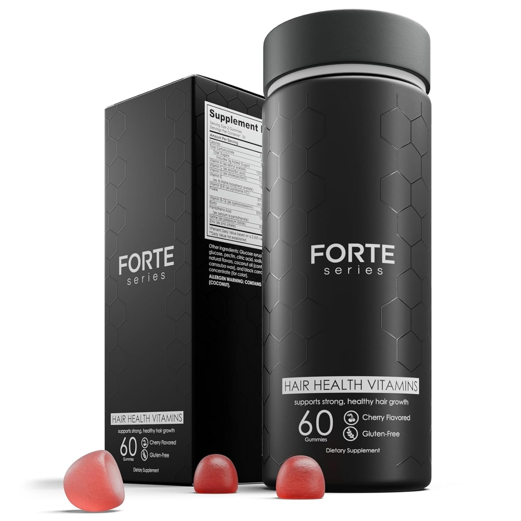 ビオチン-Boostedの毛のグミ: より健康な、必要なビタミンC、D及びEが付いている完全な毛の鍵を開けて下さい