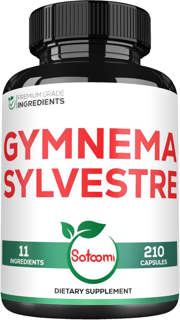 1000mg Gymnema Sylvestreの補足- 210のカプセル-Berberine HCl、Quercetin及び多く-免疫、消化器の健康及びボディ管理のためのサポートとの体育館のエキス20:1