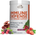 COUNTRY FARMS Immune Defense Superfoods, Immune Support Supplement, Vitamin C with Black Elderberry, Echinacea, Turmeric, Supports Hydration, with Probiotics and Prebiotics, Berry Flavor, 40 Servings