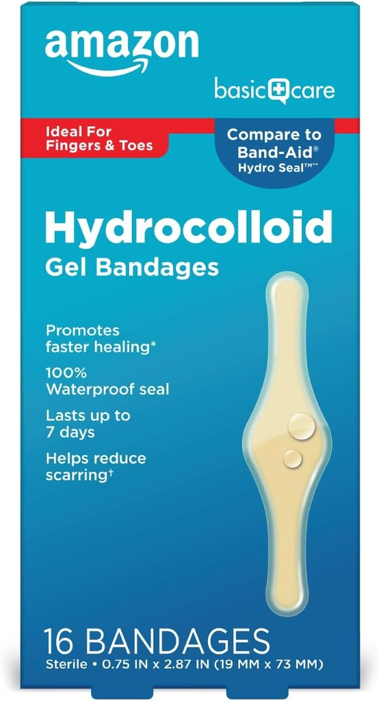 基本的な心配の高度の速い Healing の Hydrocolloid ゲルの包帯、指及びつま先、16 ct