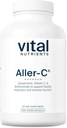 Vital Nutrients Aller-C | 完全菜食主義者 呼吸器機能サポート|イソケシリン、Bromelain、Bioflavonoid、ビタミンC | グルテン、乳製品、大豆フリーサプリメント | 200カプセル