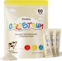 Bestidy Colostrumの補足、Gut、毛の成長、美のためのColostrumの粉、個人的に包まれる、自然なSuperfoodの牛たん粉、(60のサービング) 4.23 Oz