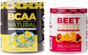 Nutrology BCAA Natural、植物ベースのBCAAパウダー、Lemonade Flavor(30サービング)ビートアクティブ、ナチュラルプレワークアウトパウダー、パッションフルーツ味(30サービング)