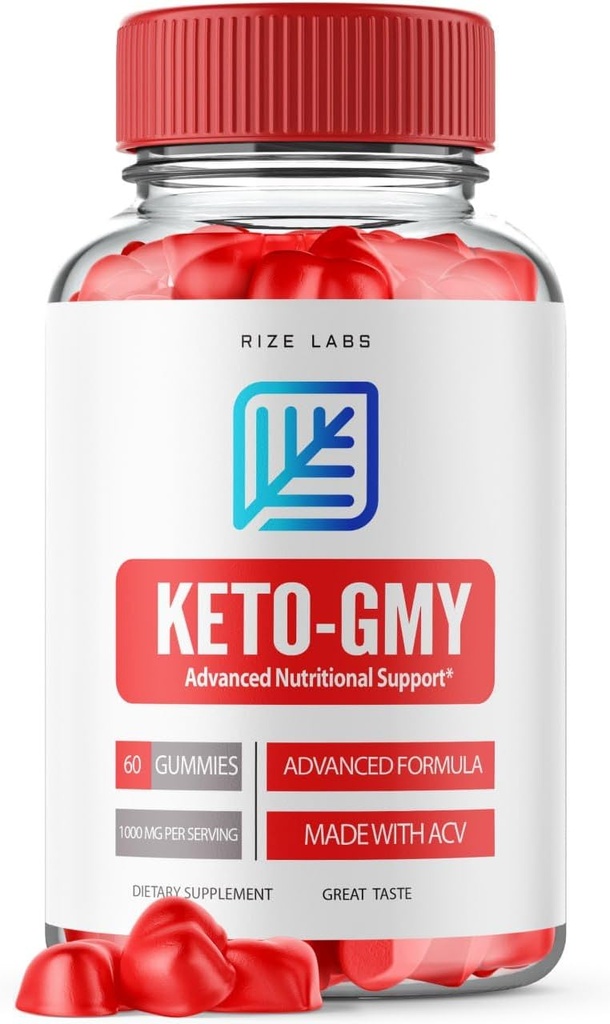 rize labs - Keto-GMY Gummies for Weight Loss, Advanced Nutritional Support Gummies, Helps to Reduce Belly Fat, Vegan (60 Gummies)