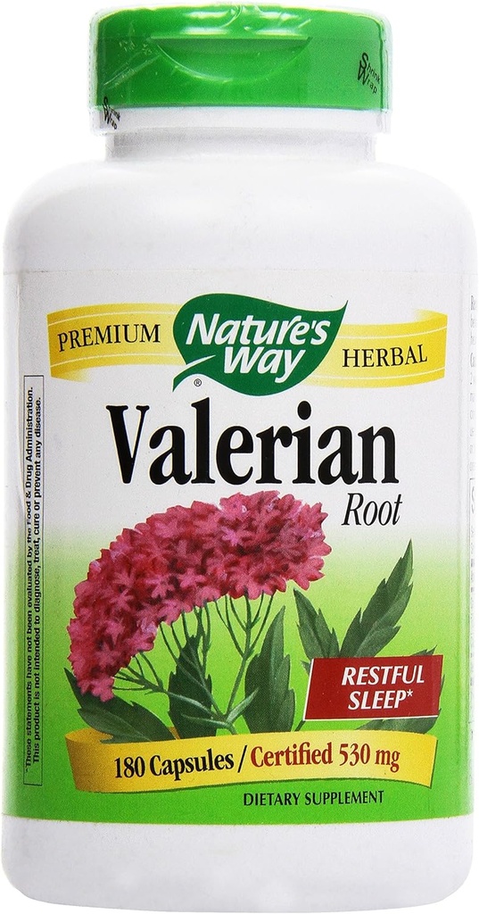 Nature's Way Valerian Root、(Gelatin) カプセル 180 ea