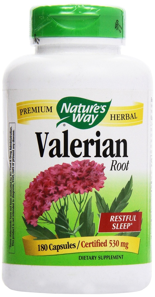 Nature's Way Valerian Root、(Gelatin) カプセル 180 ea