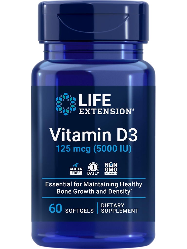 ライフエクステンションDHEA 25mgホルモンバランス&ビタミンD3 5000IU骨の健康 - 100カプセル&60Softgels