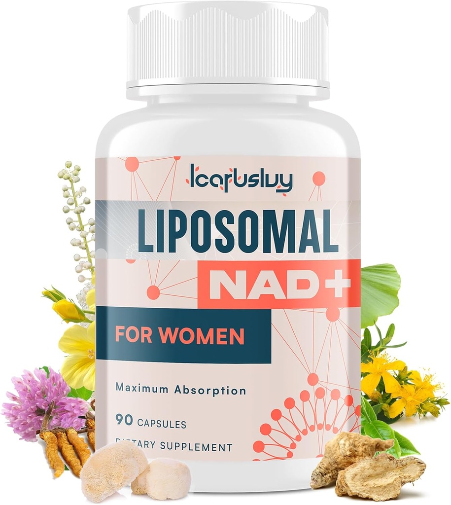 2000MG NADは女性、NMNの代わり、Ashwagandha、Berberine HCL、GinkgoのBiloba及び黒いCohoshの女性のLiposomal NAD+、Menopause、Brain、Metabolism及びエネルギー サポート*、90のカプセルのための補足します