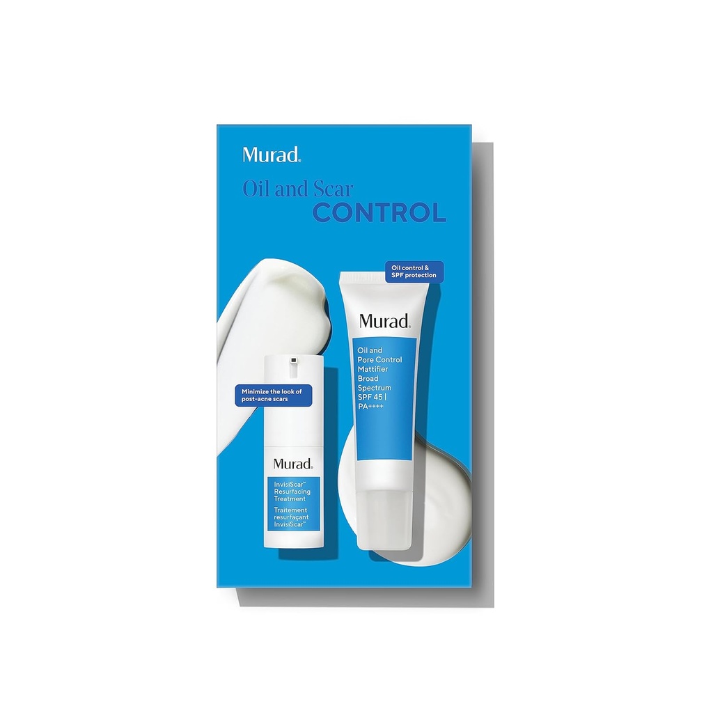 ムラドオイル&スカーコントロール値セット - 2-ピースフルサイズセット $ 87 値 - InvisiScar& Oil Pore制御マティシャン