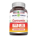 アメイジングフォーミュラクルクミンサプリメント | 700 Mg | 120 Veggie Capsules | ターメリックルートエキス | GMO | グルテンフリー | アメリカ製
