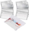 Dekeの家- 250のパックのゆとりのResealableの丸薬袋(4x2.75の)、旅行薬は明白のラベル、医薬品、ビタミン及び補足のためのBPAなしの使い捨て可能な丸薬のオルガナイザーと袋に入れます
